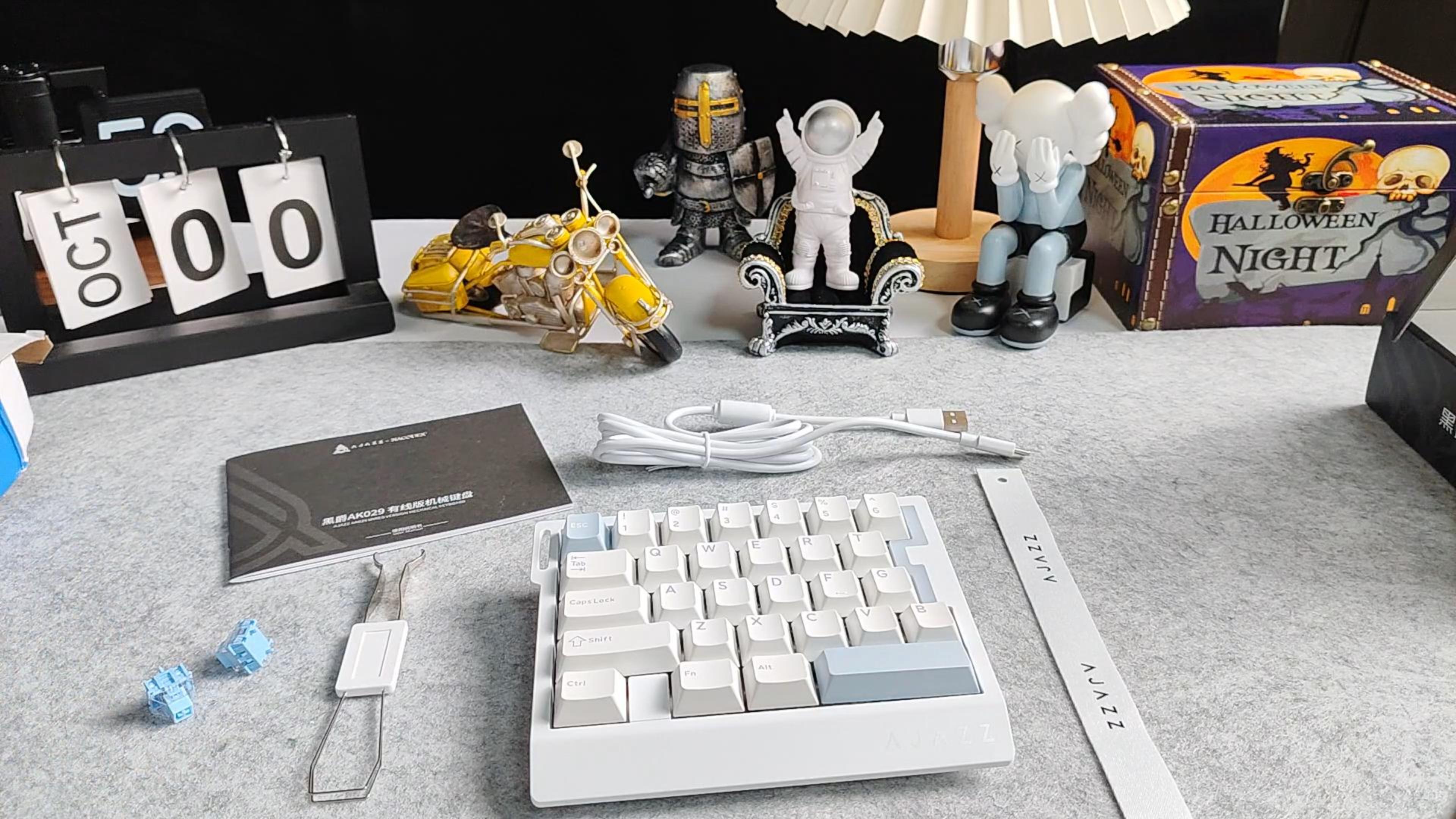 Amazon | AJAZZ AK029 片手ゲーミングキーボード メカニカルキーボード